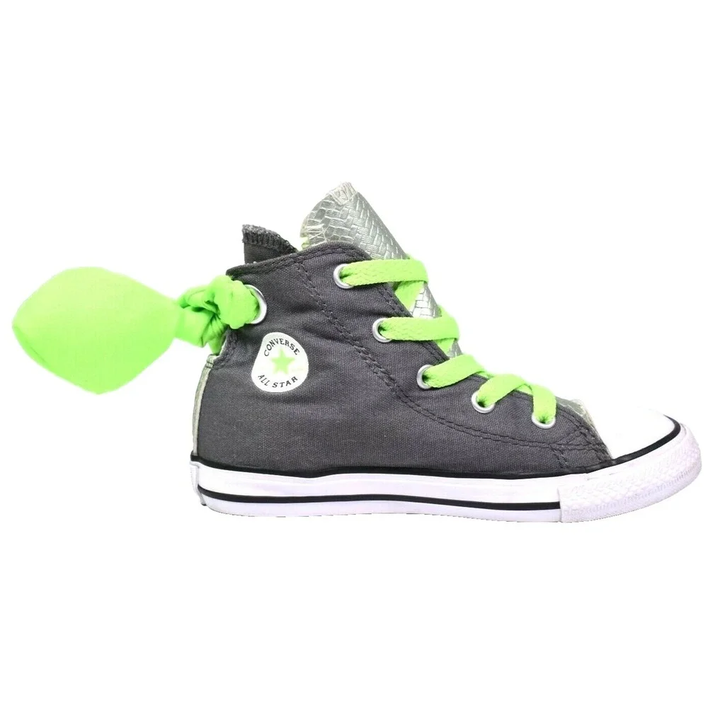 Converse Chuck Taylor All Star Youth Kids Black Mid Top Canvas Sneaker Shoes  10
